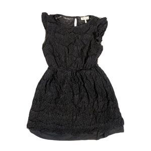 Monteau | Black Lace Dress